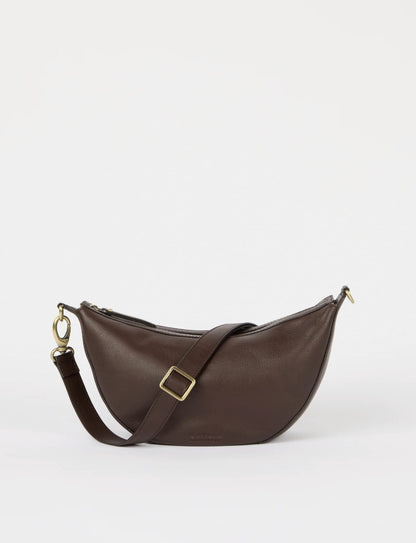 Leo Handtas Twisted | Donkerbruin