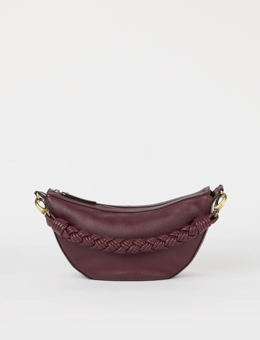 Leo Handtas Twisted | Bordeaux