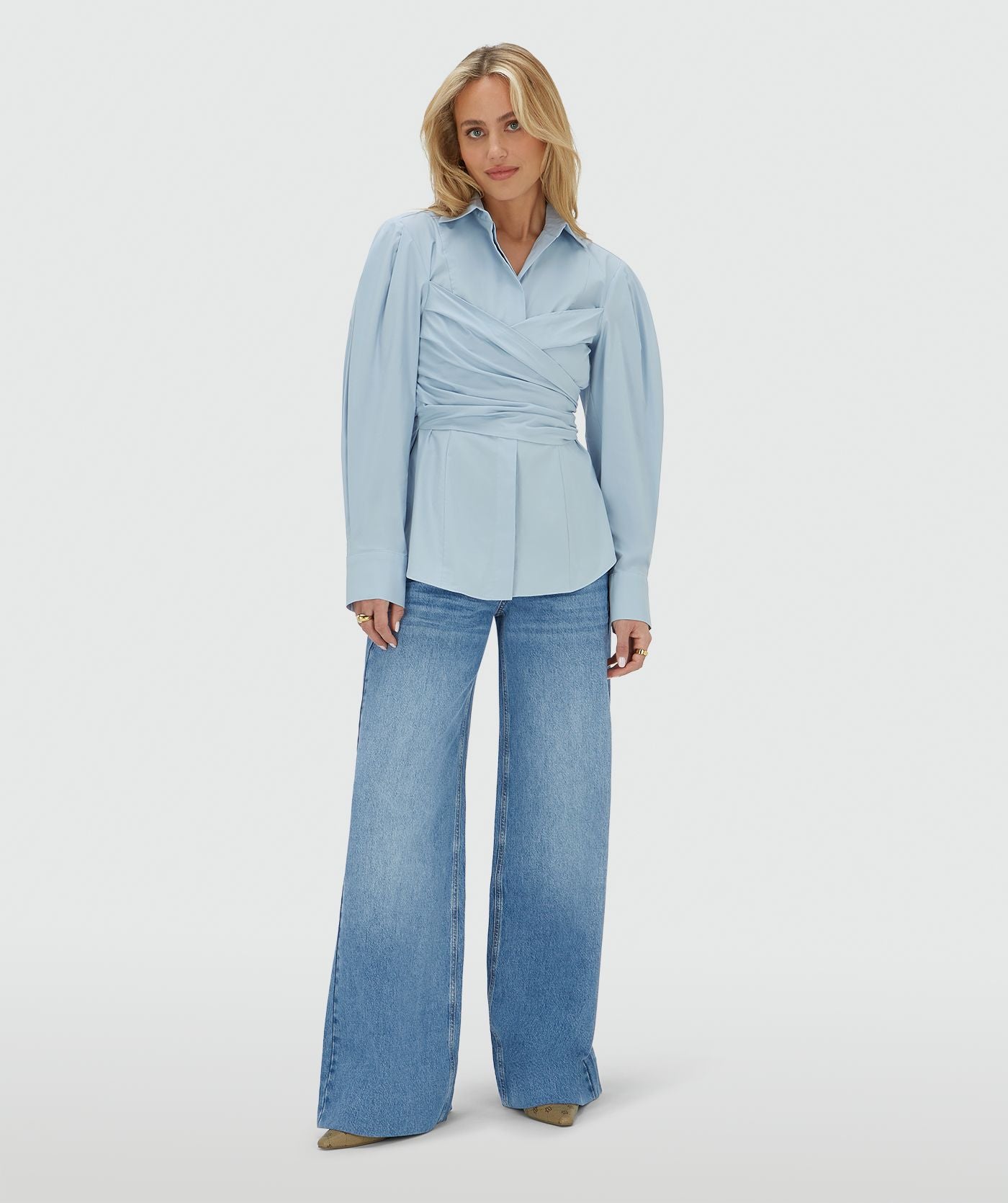 Blouse Luann | Lichtblauw