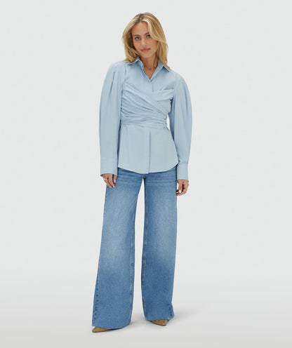 Blouse Luann | Lichtblauw