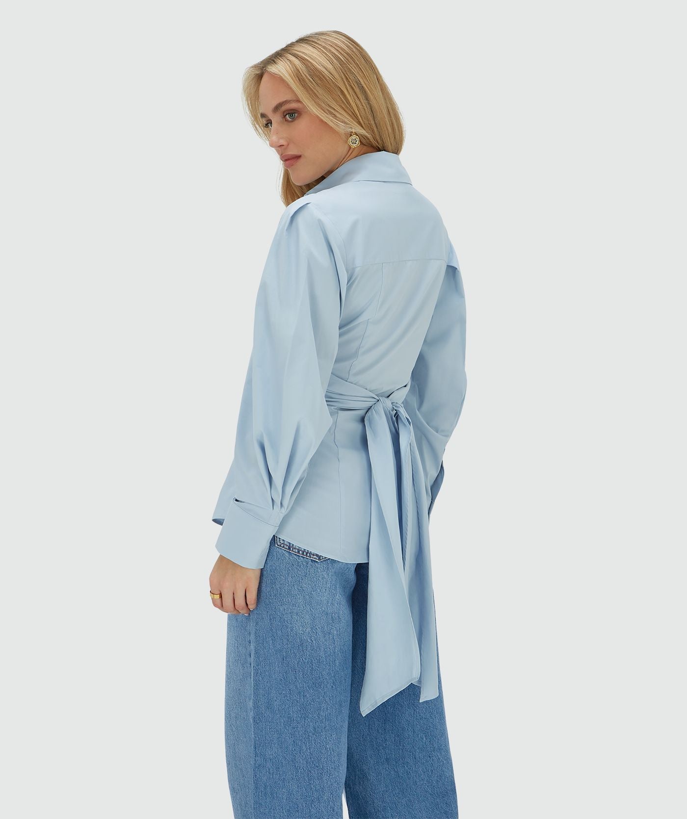 Blouse Luann | Lichtblauw
