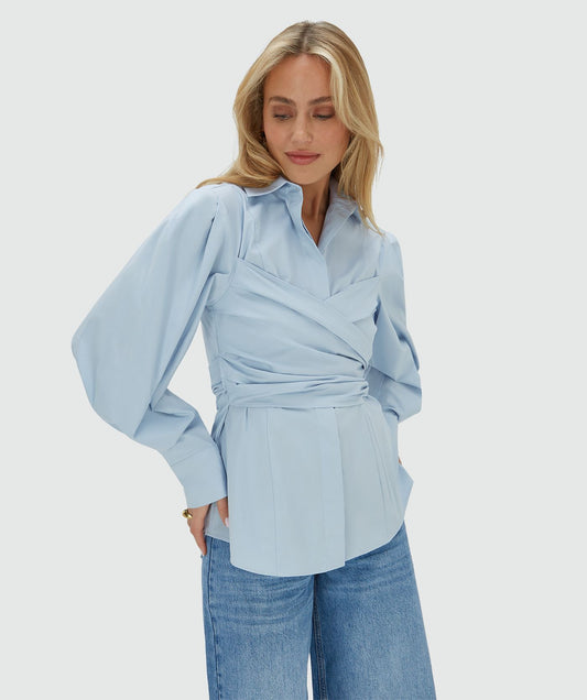 Blouse Luann | Lichtblauw