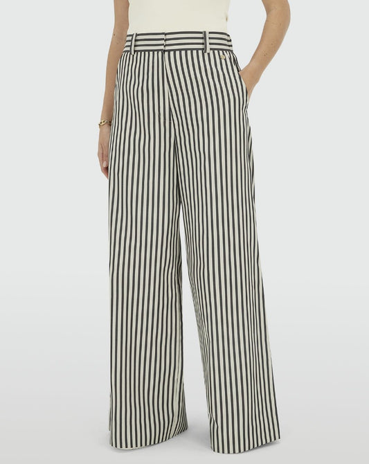 Broek Odessa | Blauw - Ecru