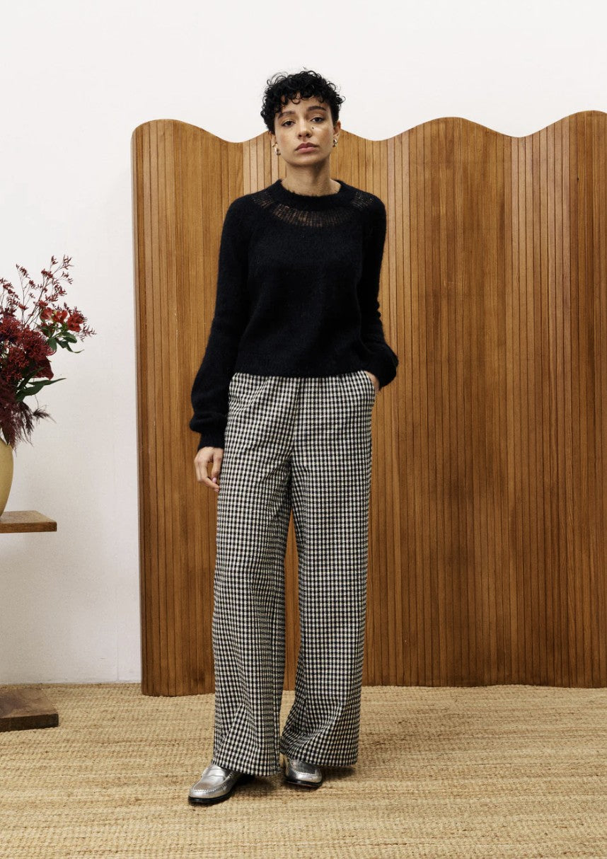 Pull Pivoine | Zwart