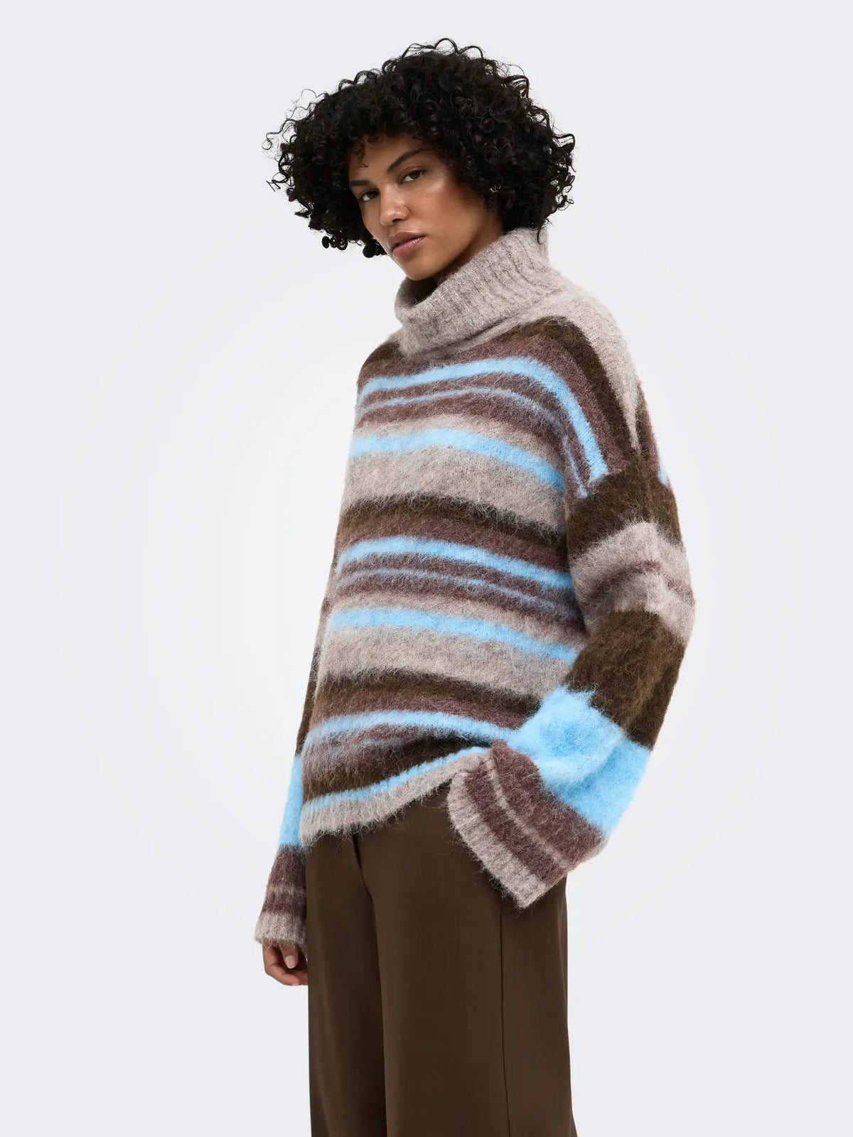 Trui Peril Rollneck | Multi Blauw