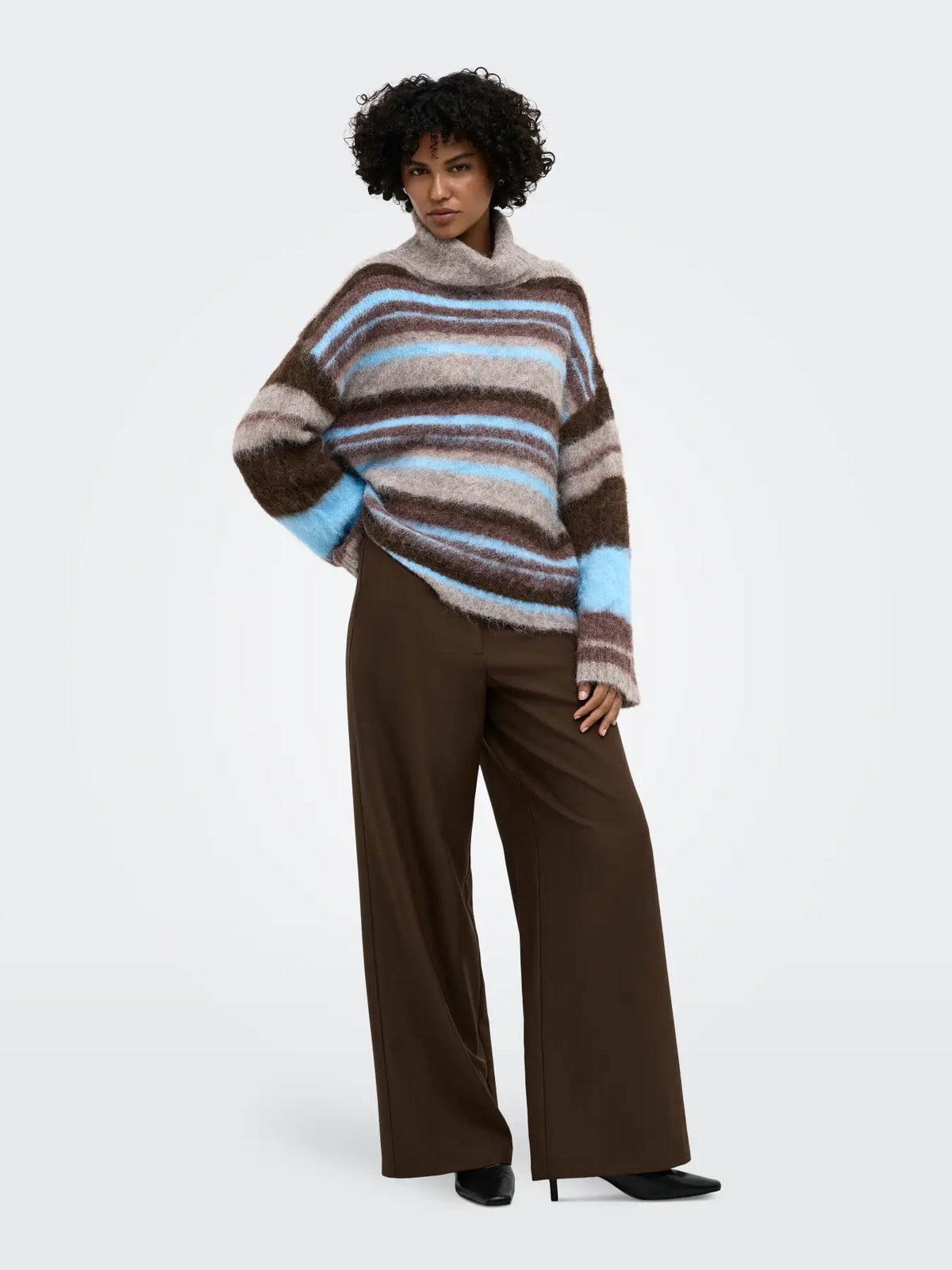 Trui Peril Rollneck | Multi Blauw