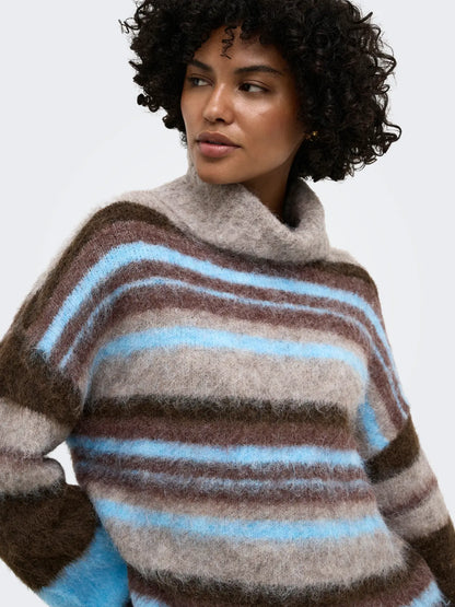 Trui Peril Rollneck | Multi Blauw