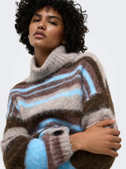 Trui Peril Rollneck | Multi Blauw