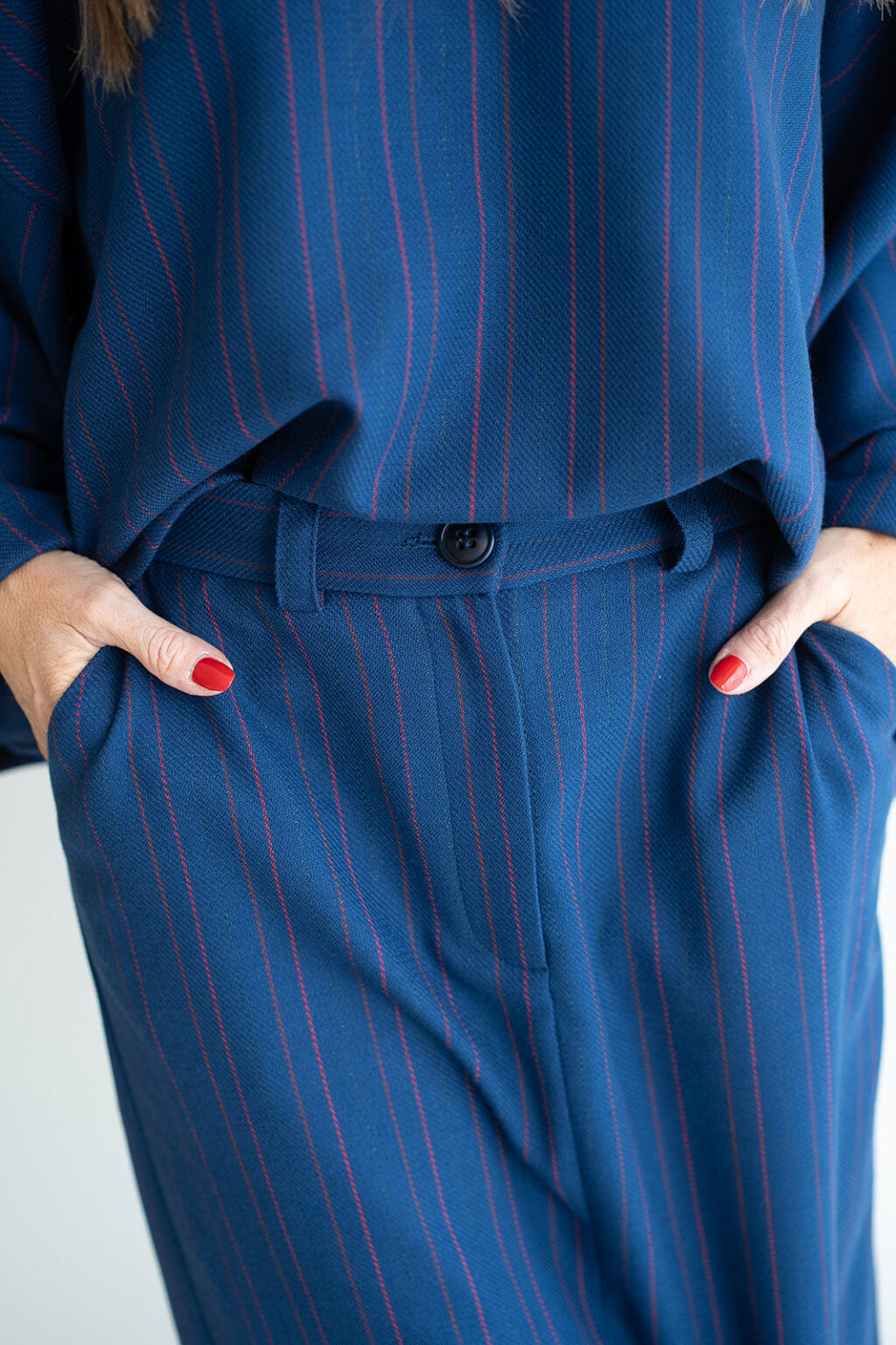 Rok Rose | Blauw - Rood