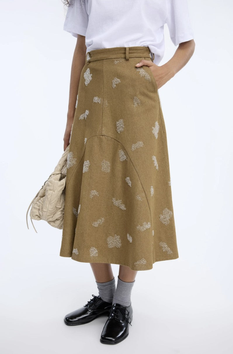 Jeansrok Villager | Oker