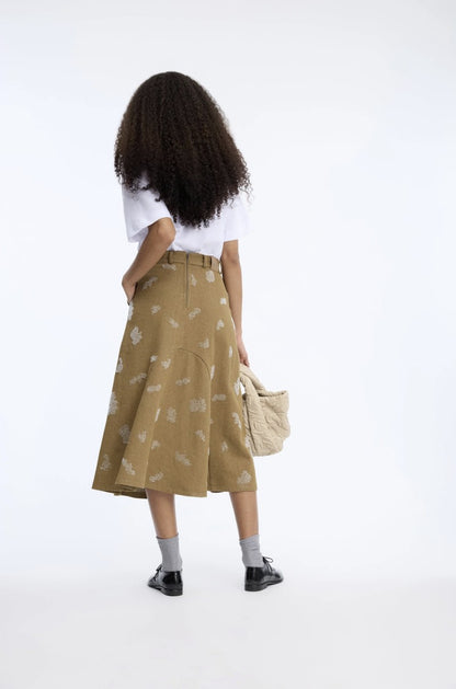 Jeansrok Villager | Oker