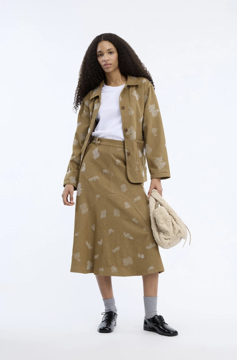Jeansrok Villager | Oker