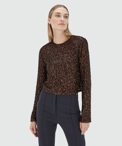 Top Vivanna | Donkerbruin