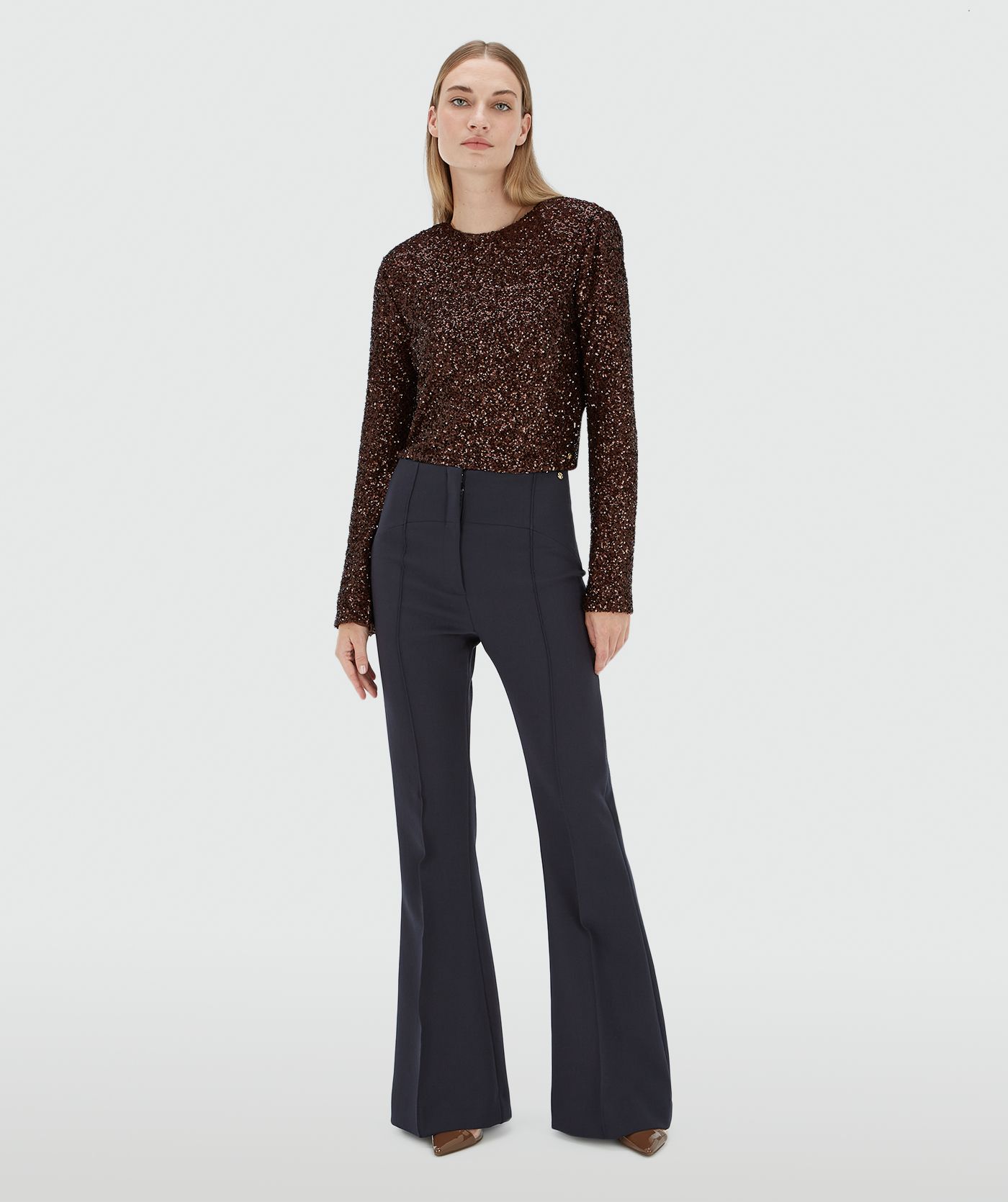 Top Vivanna | Donkerbruin