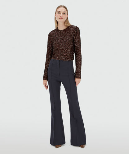 Top Vivanna | Donkerbruin