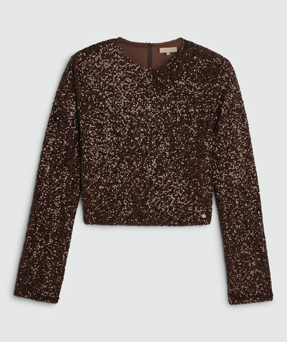 Top Vivanna | Donkerbruin