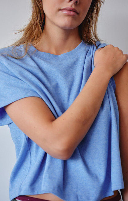 T-shirt Ypawood | Blauw